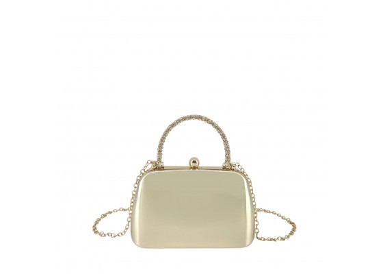 Bolso Clutch Efeto Metalizado